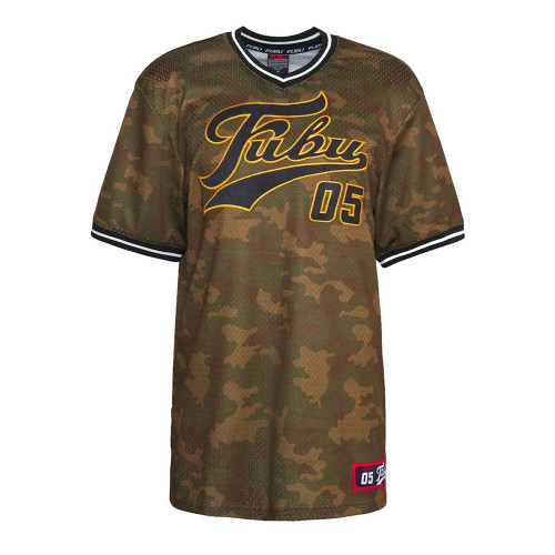 FUBU Ανδρική κοντομάνικη μπλούζα Varsity Camo Mesh Tee